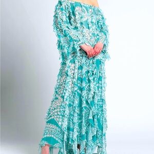 MARIO DICE MAXI SILK DRESS